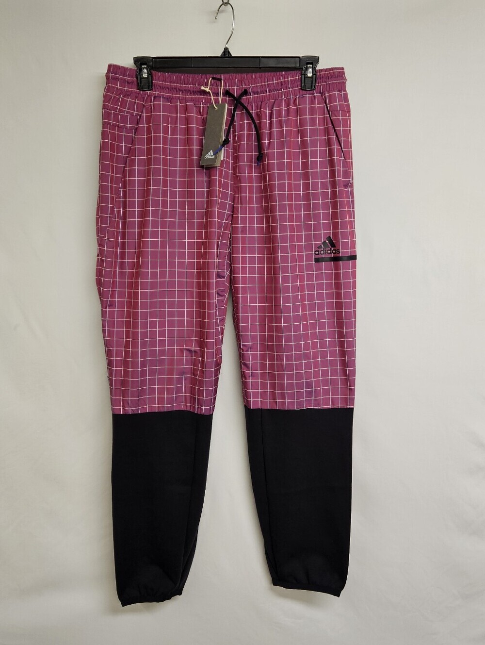 ADIDAS ZNE PRIMEBLUE MENS BLACK PURPLE BOTTOMS PANTS GP4123, MENS X-Large NWT